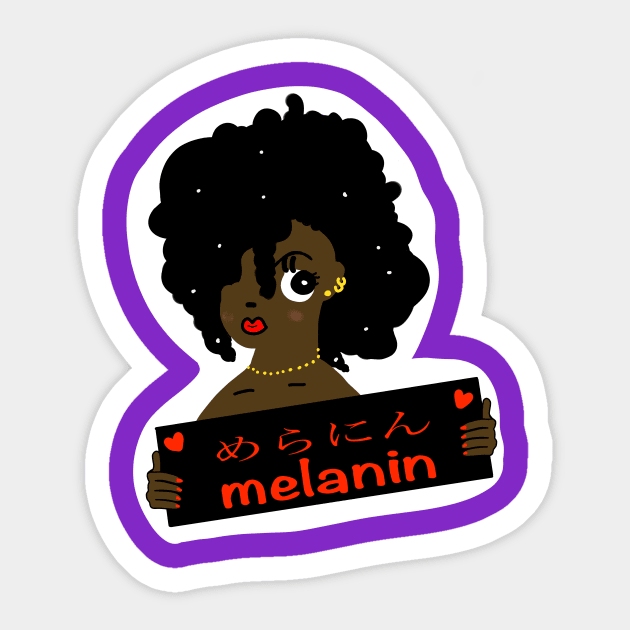 melanin Sticker by yumiyoshi4